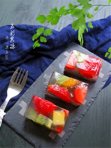 彩色果凍