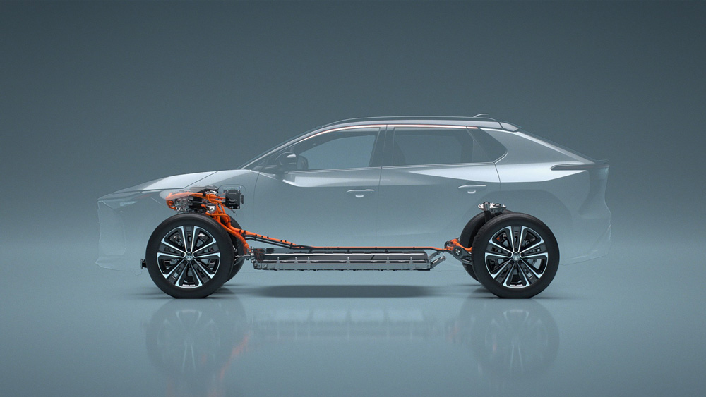 TOYOTA bZ純電動專屬系列首款車型bZ4X揭開神秘面紗，盡顯別樣自由