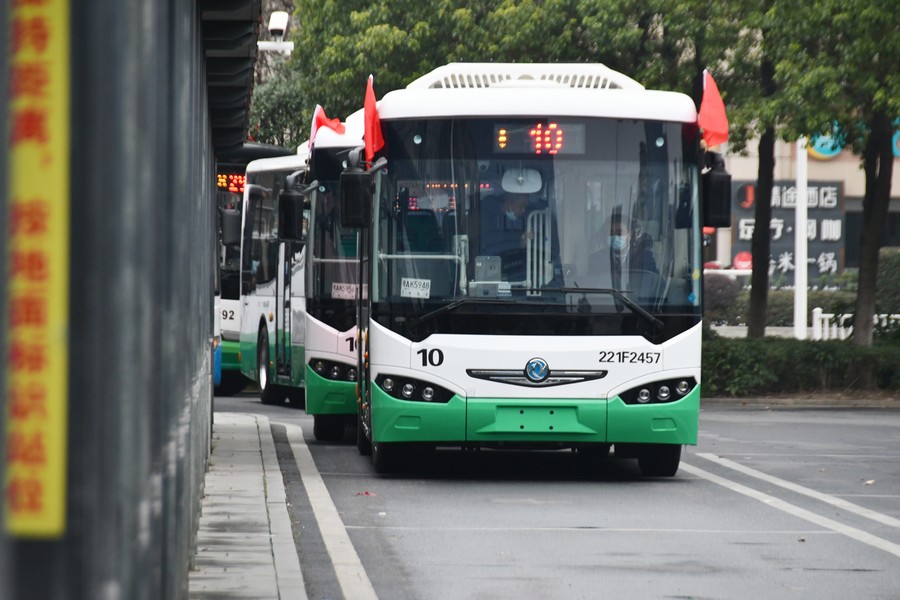 78輛東風天翼純電動公交車武漢上線