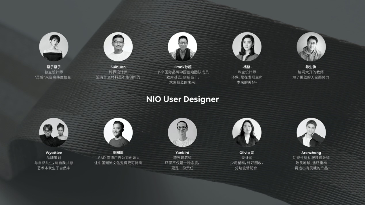 NIO Life發(fā)布汽車(chē)循環(huán)時(shí)尚標(biāo) Blue Sky Lab正式啟動(dòng)