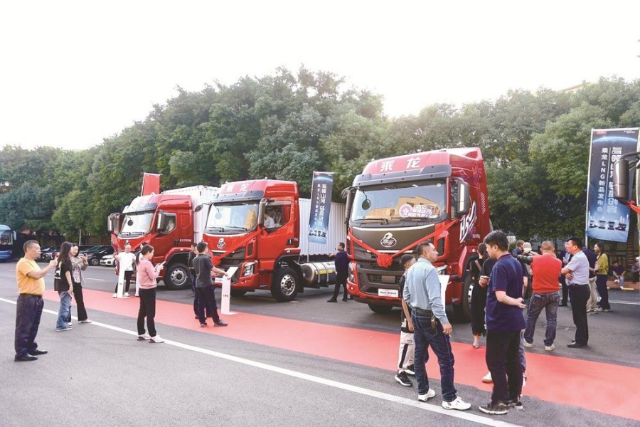 東風柳汽乘龍發布燃氣車新品