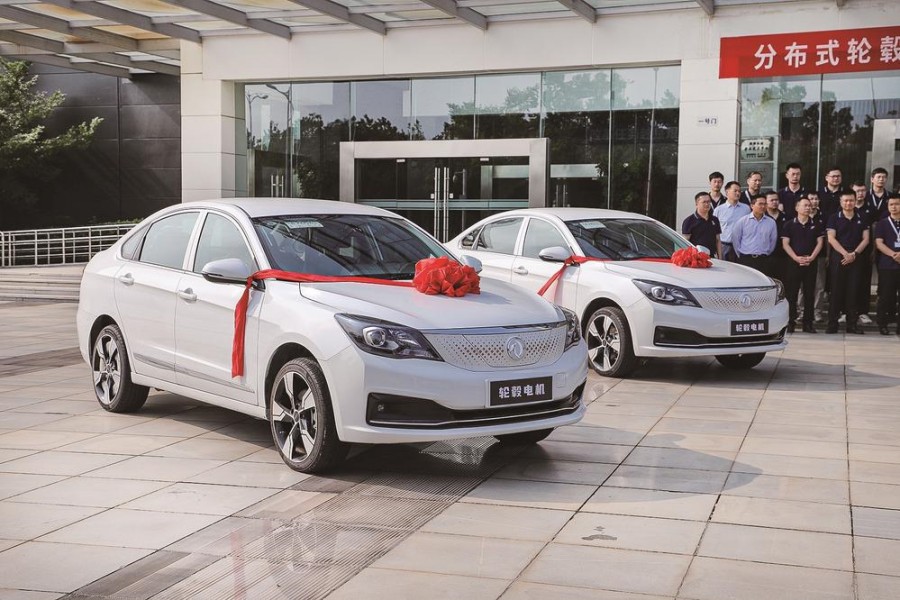 東風威孚分布式輪轂驅動乘用車開啟長測