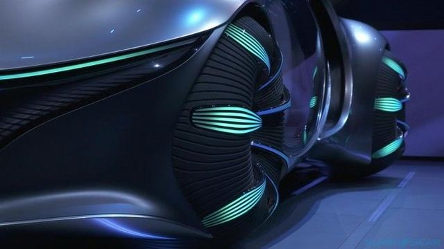 梅賽德斯展出概念車：受《阿凡達》啟發的電動汽車