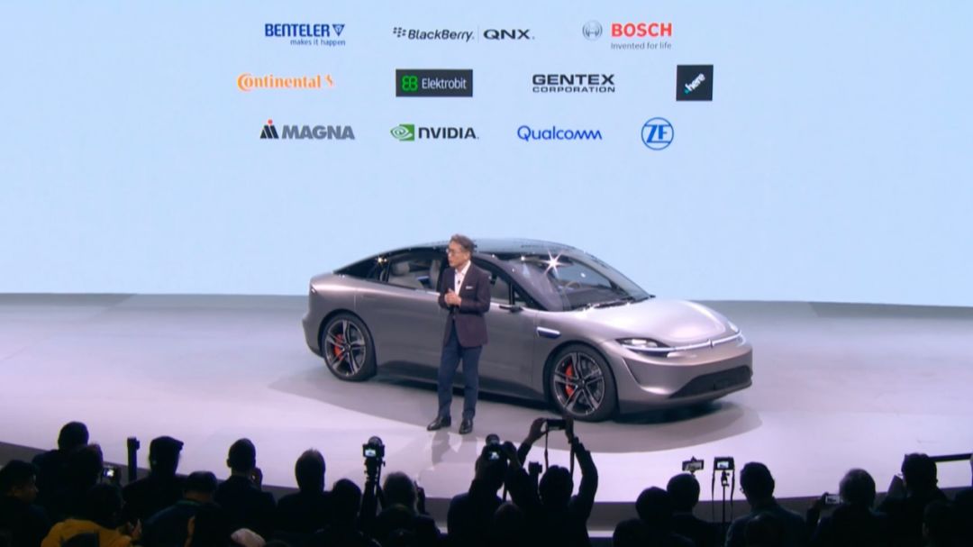 索尼發布原型電動汽車Vision-S