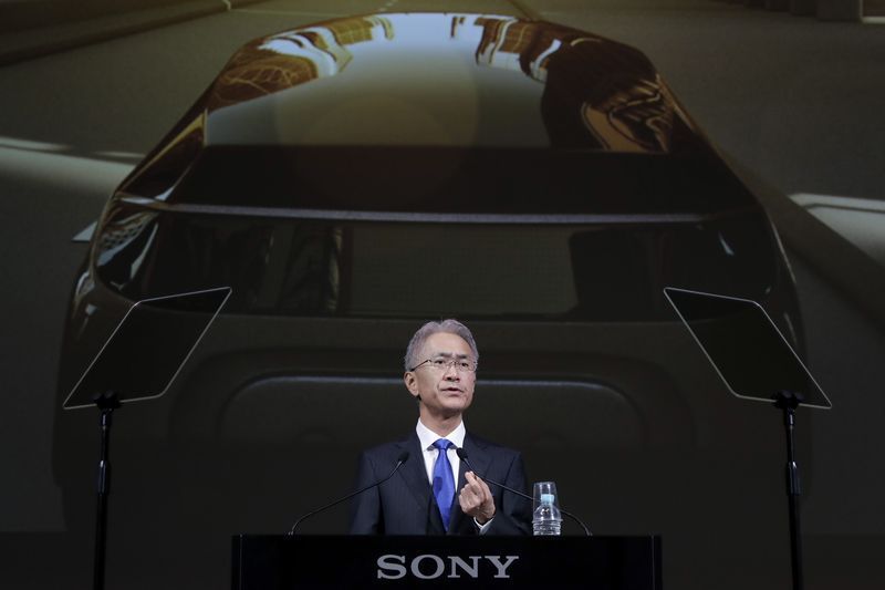 索尼發布原型電動汽車Vision-S