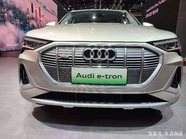 廣州車展上的進口電動汽車，400多馬力，續(xù)航近500KM的奧迪e-tron
