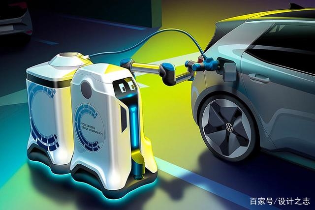 大眾汽車的最新汽車充電機器人讓您的電動汽車充電更容易！