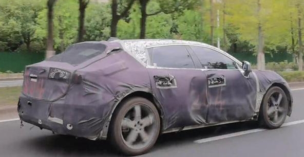 將于北京車展首發領克DC1E純電動轎車諜照