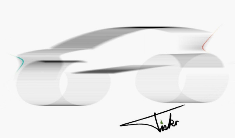 與富士康合作開發的 Fisker 電動汽車的預告草圖 富士康和Fisker確認就在威斯康星州制造電動汽車進行談判