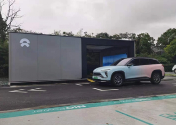 解決新能源汽車續航焦慮，蔚來加速布局換電站
