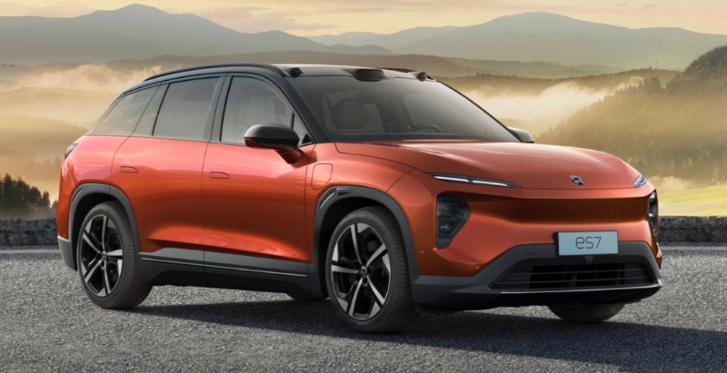 NIOES7為中國汽車制造商推出新一代電動SUV