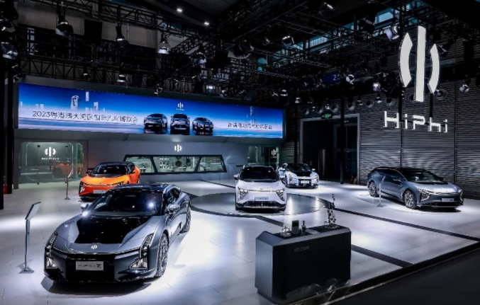 引領高端電動汽車創新發展高合汽車亮相2023粵港澳大灣區車展