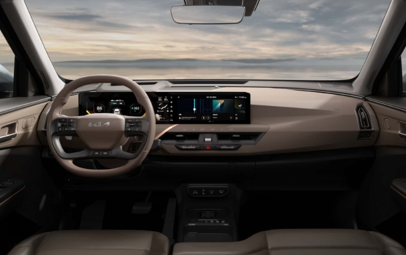 2025款起亞EV5亮相，一款具有概念車外觀的家庭友好型緊湊型SUV