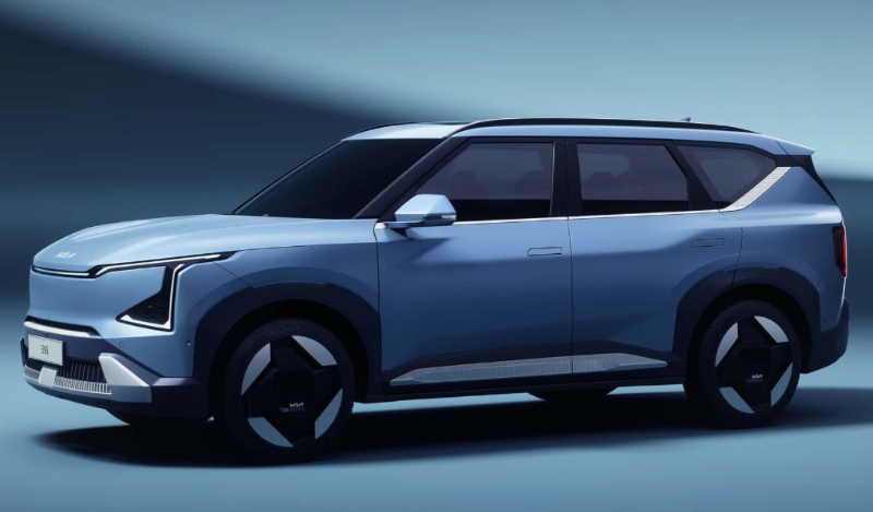 2025款起亞EV5亮相，一款具有概念車外觀的家庭友好型緊湊型SUV