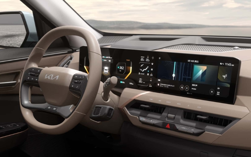 2025款起亞EV5亮相，一款具有概念車外觀的家庭友好型緊湊型SUV