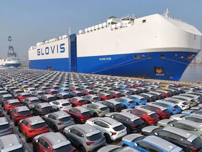 2023年山東累計出口電動載人汽車2.18萬輛