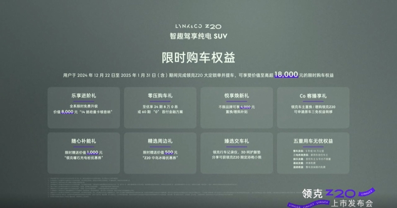 領(lǐng)克Z20正式上市：以科技與創(chuàng)新引領(lǐng)都市出行新風(fēng)尚
