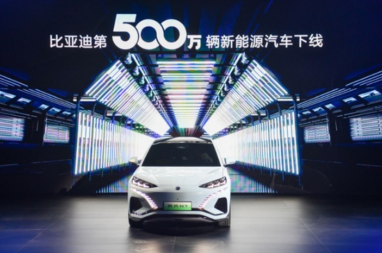 比亞迪新能源汽車銷量再創新高
