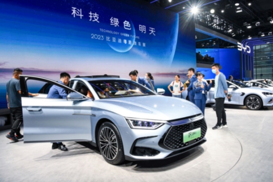 比亞迪新能源汽車銷量再創新高