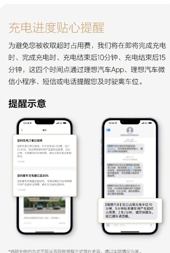 理想汽車全面推行充電樁超時占用費政策