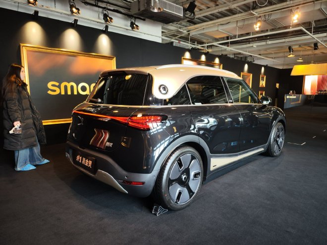 售價萬元smart#1黑金靈限量版上市