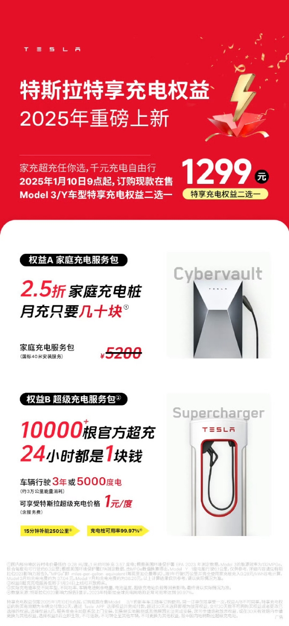 特斯拉推出Model3新春大禮包，8000元補貼疊加5年0息，月供低至2460元