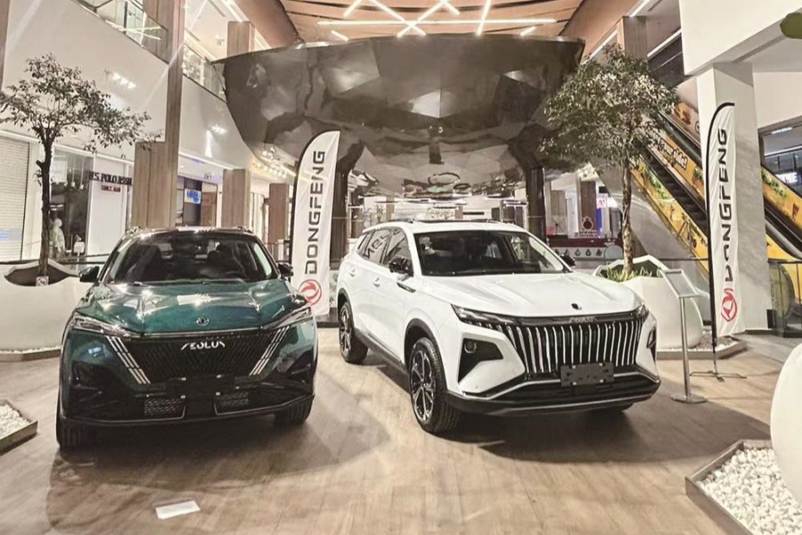 東風自主乘用車型在北馬其頓展出
