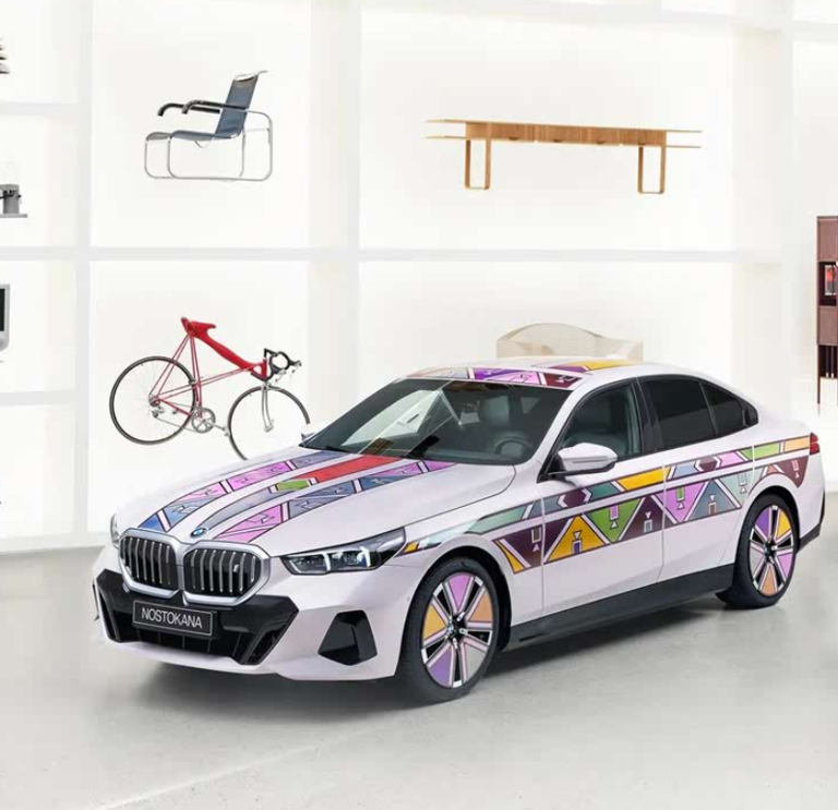 寶馬i5全彩變色藝術(shù)概念車官圖發(fā)布！將于上海車展亮相