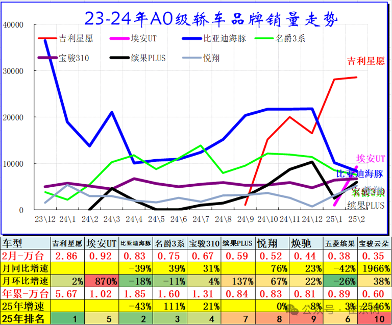 A0級車市成新能源必爭之地，自主品牌如何突圍？