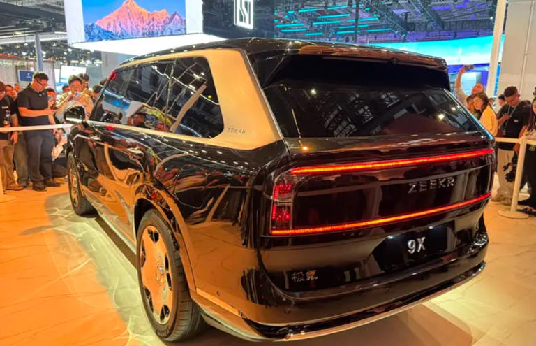 極氪9X全尺寸SUV在上海車展首發，搭載超級電混技術與L3級智駕方案