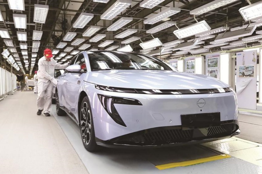 上市即熱銷 ?東風日產N7加速下線