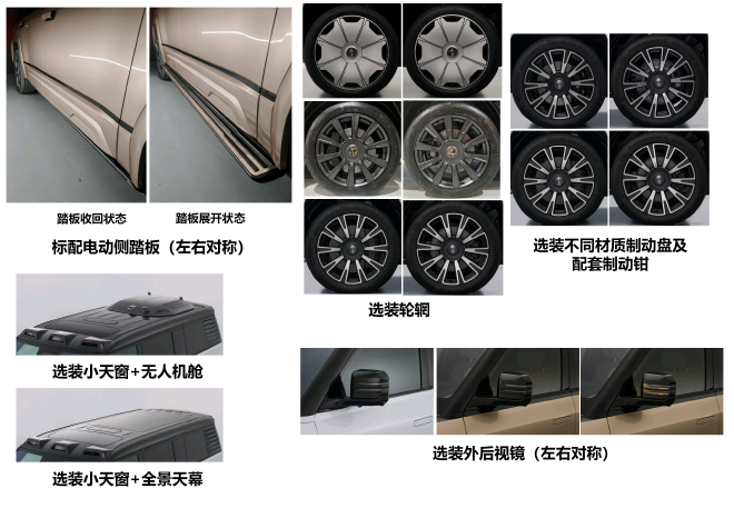 仰望U8L申報(bào)圖曝光全新配色車型或亮相粵港澳車展