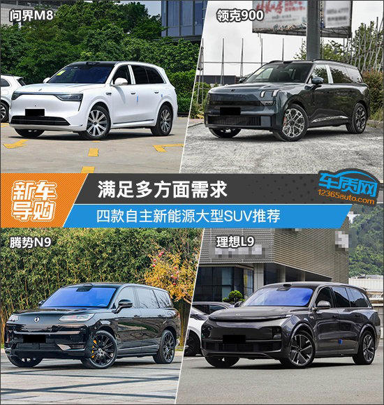 滿足多方面需求四款自主新能源大型SUV推薦